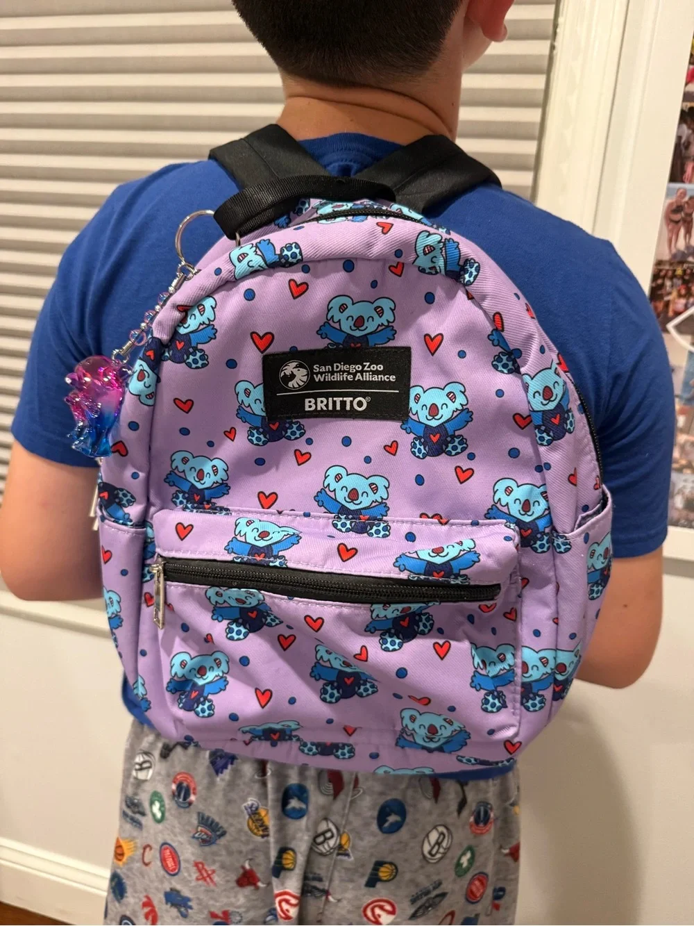 Purple Koala Kids Mini Backpack
